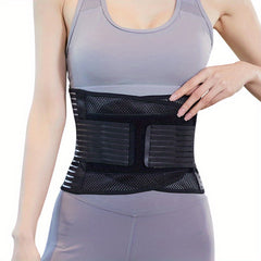 Sports Waist Protector Yoga Fiber Support Fitness Belly Belt Breathable Belt