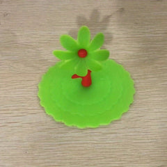 Flower Shaped Silicone Cup Lid - Dustproof & Leakproof Mug Cover