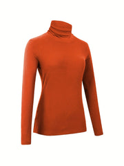 Women's Turtleneck Thermal Underwear Plush Top
