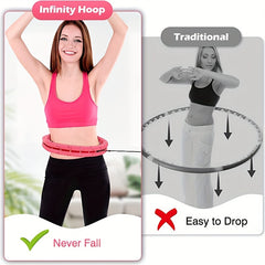 Smart Weighted Exercise Hoops Fitness Gear for Adults and Kids