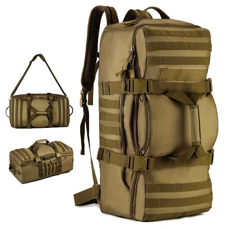60L Multifunctional Mountaineering Travel Backpack MOLLE Duffel Bag