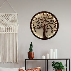 LED Timing Tree of Life Wood Board Hanging Night Light