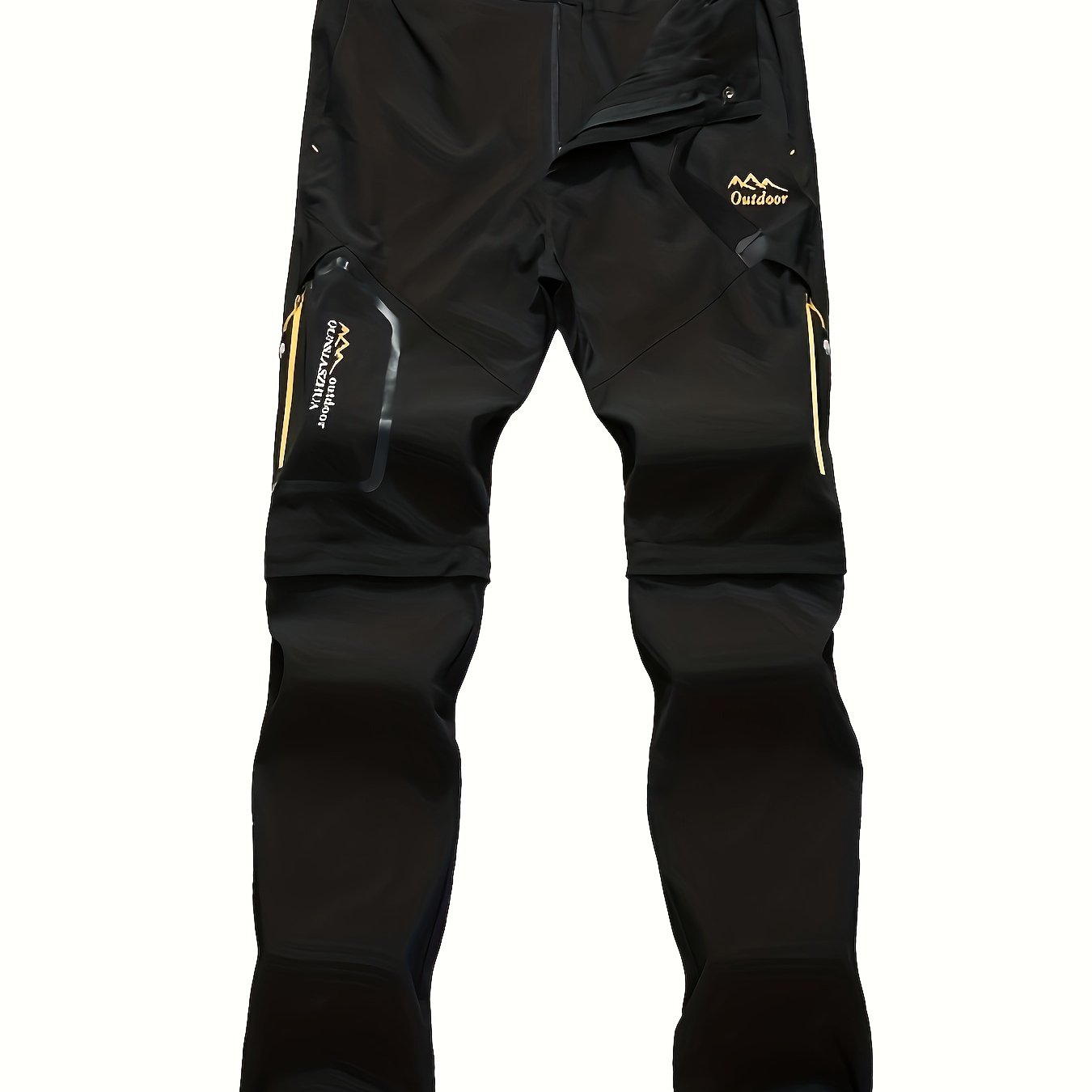 Men's Quick Dry Convertible Hiking Pants Lightweight Zip Off Travel Trousers