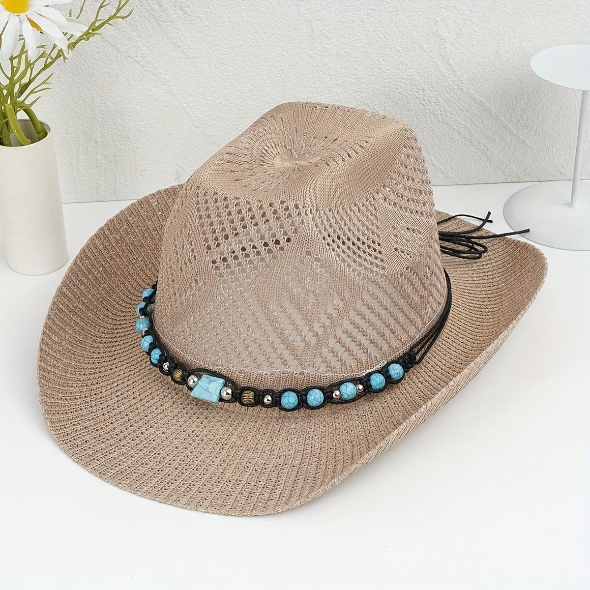 Breathable Sunshade Cowboy Hat for Outdoor Activities