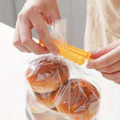 12pcs Food Sealing Clip Household Sealing Strip Plastic Bag Supplies