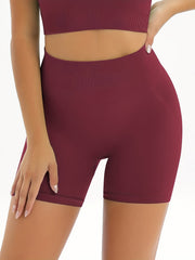 Seamless Butt Lifting Yoga Shorts High Stretch