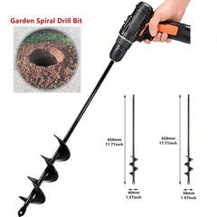 Garden Auger Drill Bit Flower Seeder Bulb Shaft Auger Gardening Tool