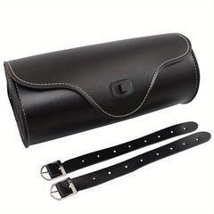 Motorcycle Fork PU Leather Travel Pouch Waterproof Tool Bags Saddle Bag