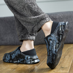Warm Slipper Socks with Cotton Lining - Indoor & Outdoor Use