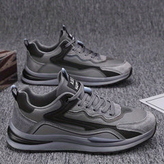 Men's Lace up Sneakers Athletic Shoes Breathable Running Basketball Gym
