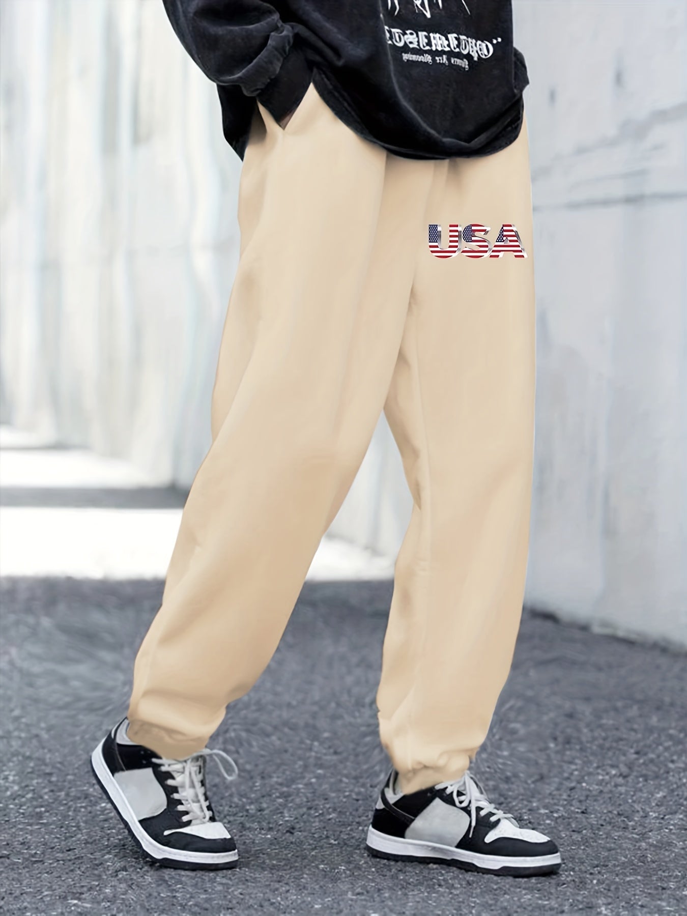 Pattern Printed Men s Trousers With Pockets Active Sweatpants