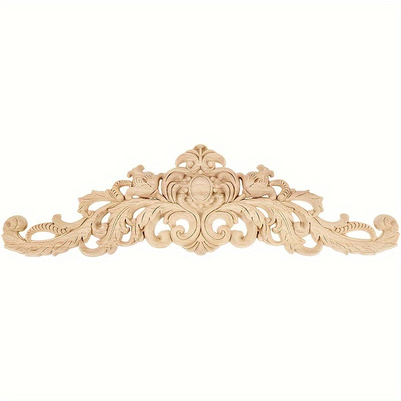 Wooden Carved Corner Decal Unpainted Set for Walls Cabinets Mirrors