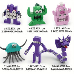 Kindergarten Game Green Monster Garden Doll Rainbow Friends Building Blocks