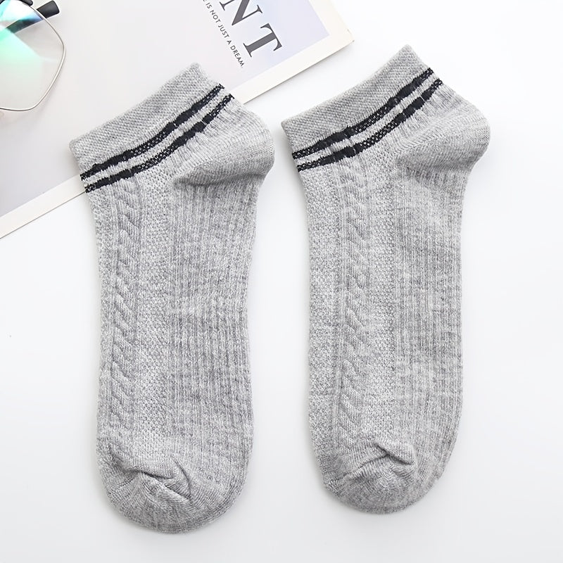 Breathable Ankle Socks - Casual Boat Socks for Spring and Summer