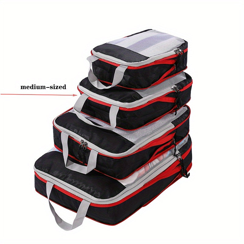 Travel Compression Zipper Bag Lightweight Clothes Organizer