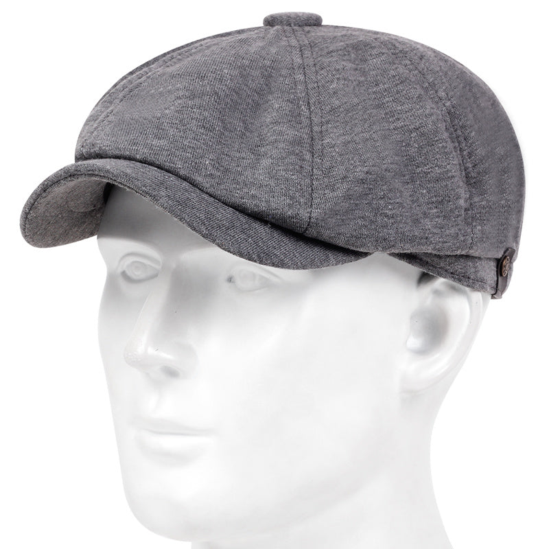 Men's Pure Cotton Beret for Autumn & Winter
