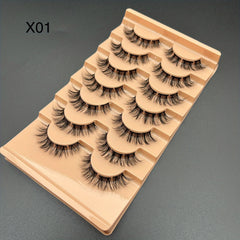 Natural Cluster Lashes Extensions Wispy False Eyelashes 3D DIY 7 Pairs