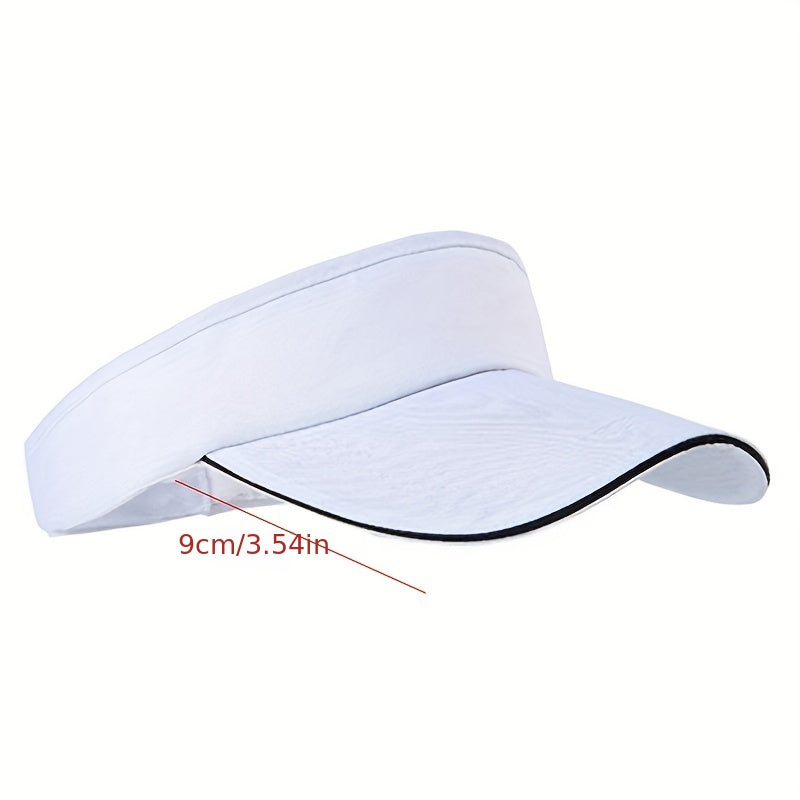 Unisex Summer Visor Hat Lightweight Casual Adjustable Sport Golf Tennis Cap