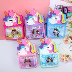 Kids Silicone Coin Purse Pony Crossbody Bag