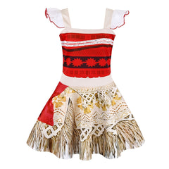 Girls Princess Dress Lace Sleeveless Birthday Party Costume Halloween