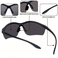 Men's Polarized UV Protection Sunglasses for Summer Sports