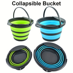 Portable 5L Water Bucket for Camping and Picnics - Foldable and Lightweight