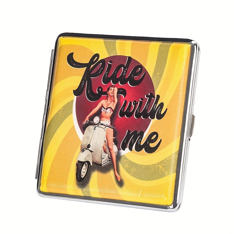 Printed Leather Cigarette Box 20 Capasity Great Gift For Men