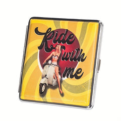 Printed Leather Cigarette Box 20 Capasity Great Gift For Men