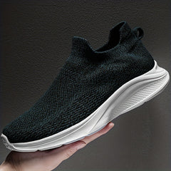 Men's No Tie Loafer Shoes Breathable Mesh Anti skid
