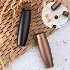 Portable Mini Waterproof Pill Bottle for Medication Storage