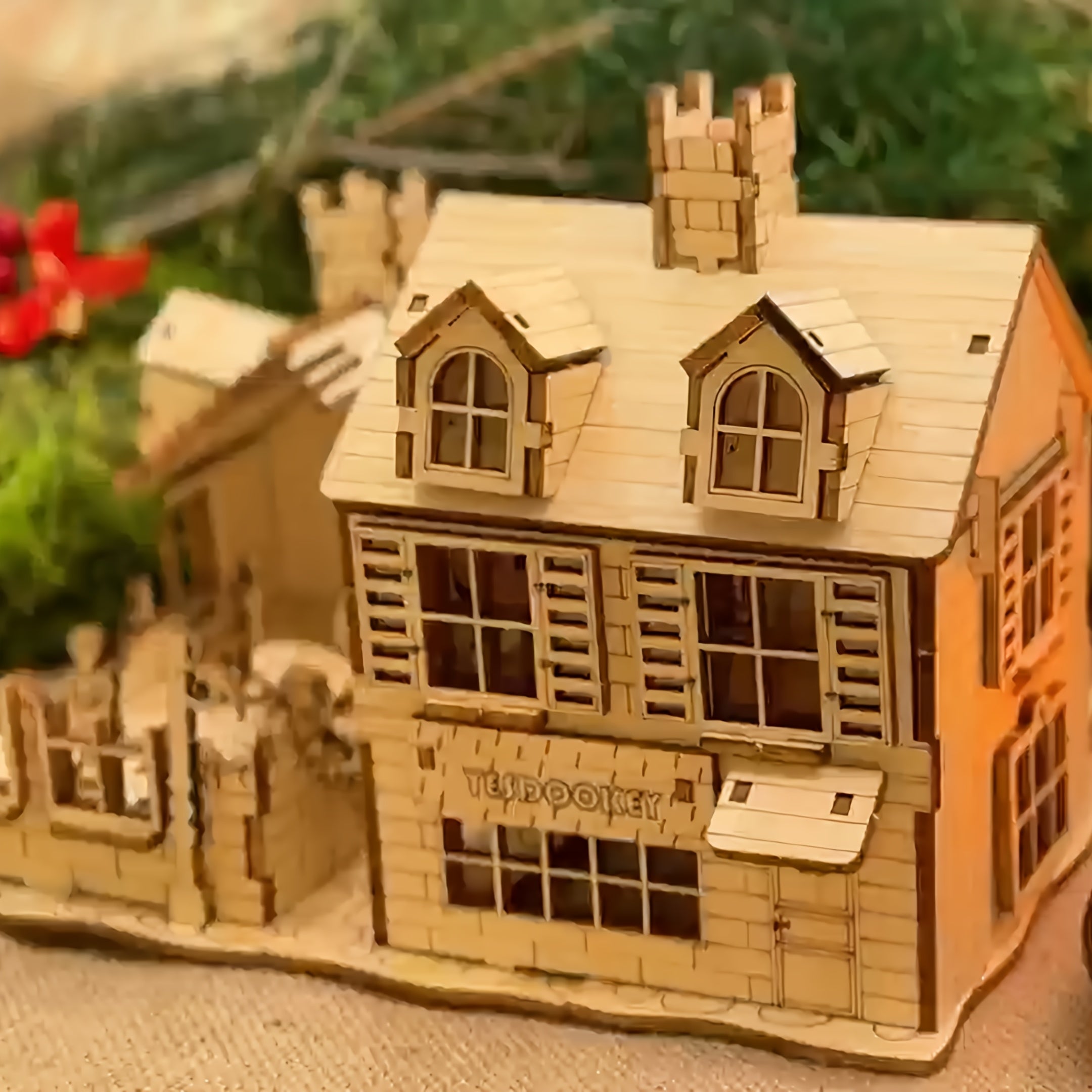 3D Wooden Puzzle Peace Series Village Scene Easy to Assemble