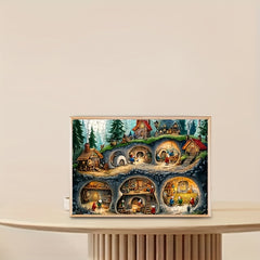 1000pc Enchanted Hobbit Village Fantasy Art Puzzle