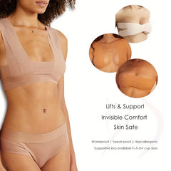 Invisible Breast Tapes Waterproof Adhesive Lingerie Accessory