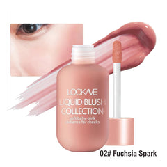 Liquid Blush Makeup Long Lasting Natural Look Moisturizing Formula