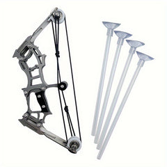 Mini Bow Decompression Toy w/ 4 Suction Cup Arrows RH LH Fun