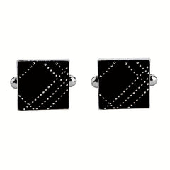 Geometric Spotted Shirt Cufflinks Accessories