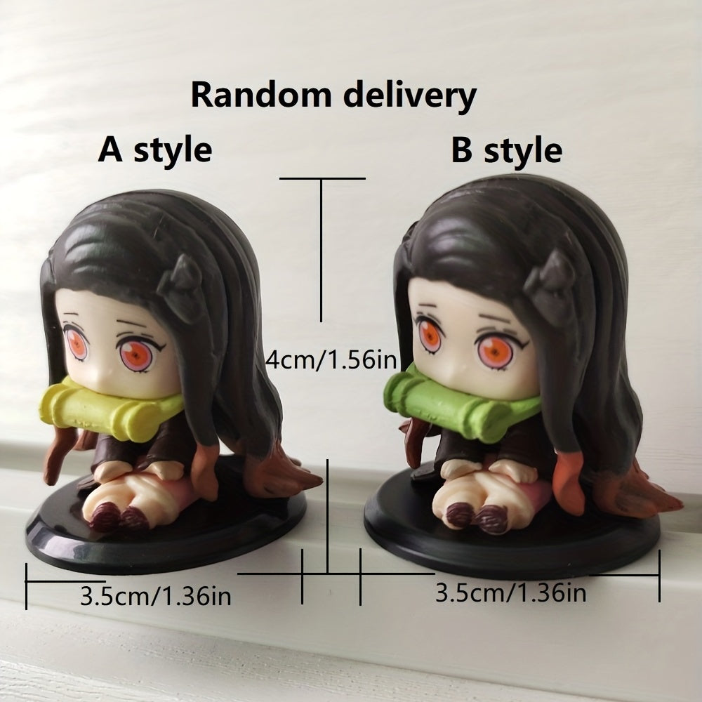 Set Of 5 Anime Figures Toys Children's Fan Series Desktop Accessories