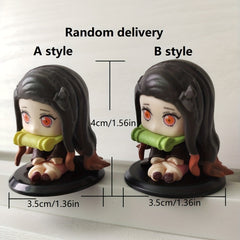 Set Of 5 Anime Figures Toys Children's Fan Series Desktop Accessories