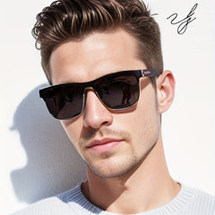 Vintage Square Frame Polarized Sunglasses UV Protection