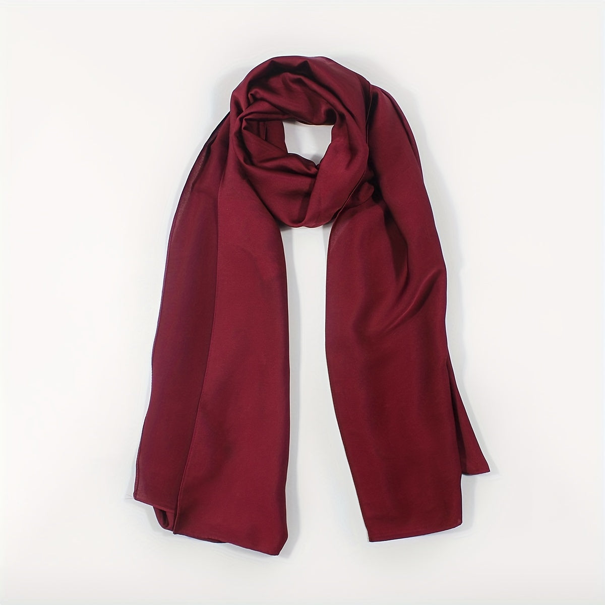 Satin Hijab Shirt with Tie for Spring & Summer