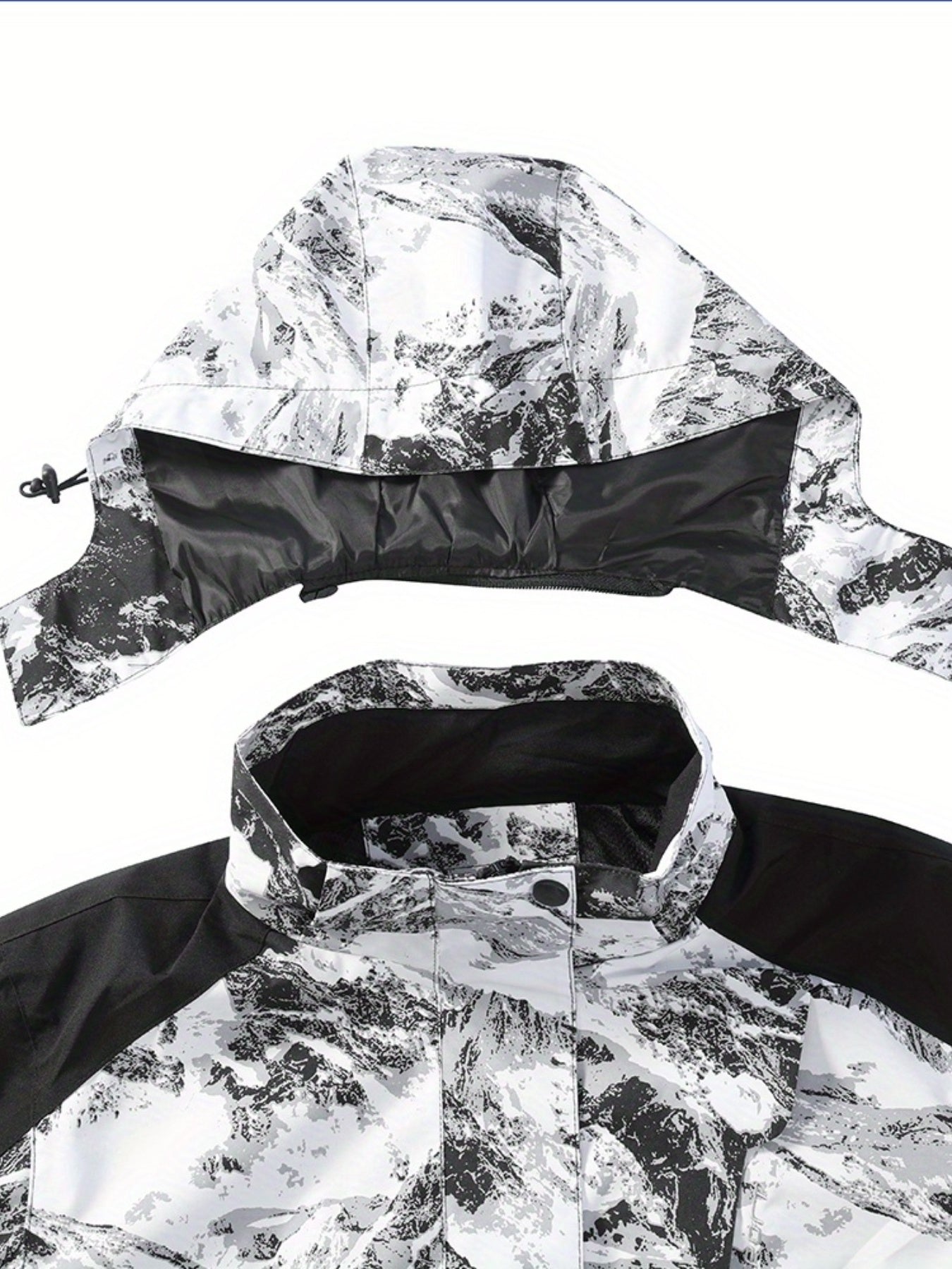 Stylish Soft Shell Hiking Jacket with Detachable Hood