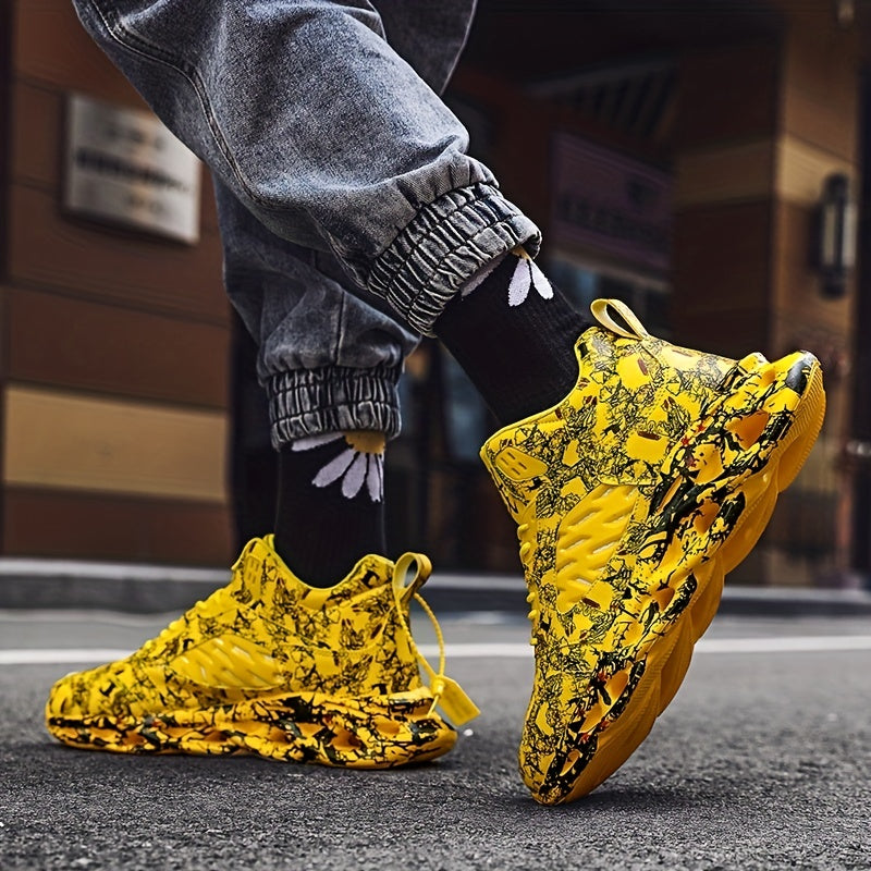 Men's Camouflage Breathable Lace up Sneakers