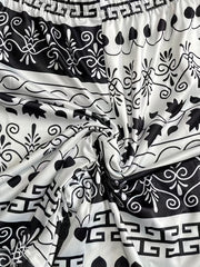 Graphic Print Elastic Waist Shorts Casual Summer Women's Clothing