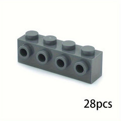 28pcs MOC 1x4 Thick Brick Building Blocks ABS Resin 30414 Compatible