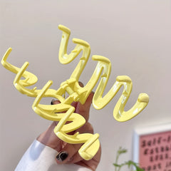 1pc S Shape Large Hair Clips for Girls