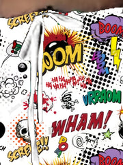 Men's Outdoor Pants with Doodle Graphics & Drawstring