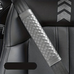 Car Seat Belt Shoulder Protector Faux Leather Cover