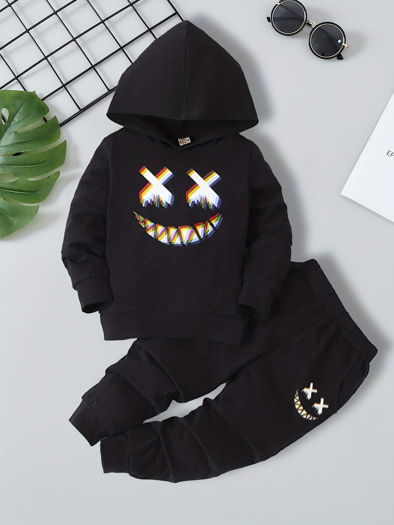 Kids Hoodies Suit Kids Sport Suits Hoodies Pants Set Boys
