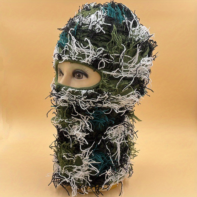Unisex Balaclava Camo Full Face Hood Mask Outdoor Activities