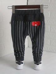 Baby Boy Girl Striped Footed Trousers